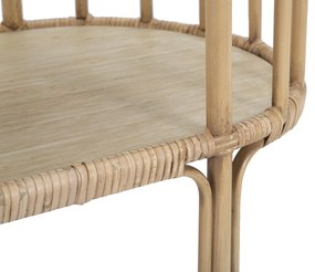 MESA CONSOLA PANAMA 3 PRATELE 120X37,5X80 CM CASTANHO