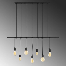 Candeeiro de Teto Salkım – Preto – 120 x 10 cm