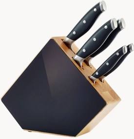 Facas de cozinha com bloco de madeira Grand Chef, conjunto de 6