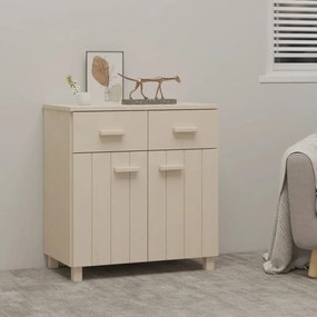 vidaXL Aparador HAMAR 79x40x80 cm pinho maciço castanho-mel