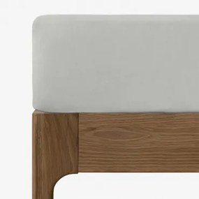 Lençol De Baixo Em Algodão Percal De 180 Fios Para Cama De 90 Cm Agassi Azul Cielo & Cama 90cm (90 X 200 X 40 Cm) - Sklum