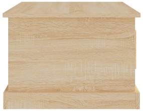 Mesa de centro 50x50x35 cm derivados de madeira carvalho sonoma