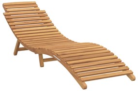 vidaXL Espreguiçadeira Castanho 184 x 55 x 59 cm