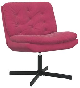 vidaXL Cadeira Relaxante Giratória Vinho Vermelho 63 x 75 x 76 cm