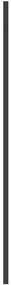 Divisória de chuveiro dobrável 3 painéis 130x130 cm ESG preto