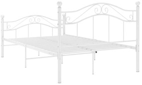 Estrutura de cama 120x200 cm metal branco