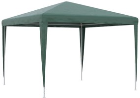 Tenda Desmontável 3x3 m Tenda de Jardim com 4 Orifícios de Drenagem e