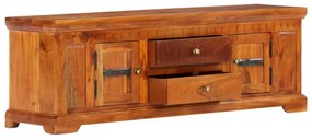 Móvel de TV 119x30x40 cm madeira de acácia maciça