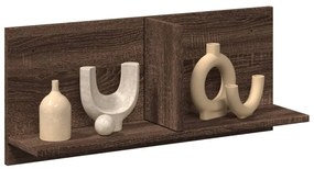 Armário parede 70x16,5x30 cm deriv. madeira carvalho castanho