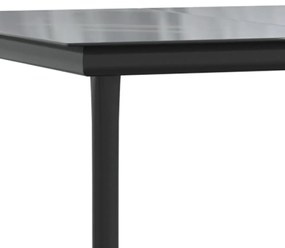 9 pcs conjunto de jantar p/ jardim com almofadões vime PE bege