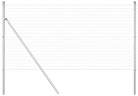 Cerca de Arame Soldado com 13 Postes 1.4x50 m Aço Galvanizado