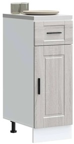 vidaXL Armário base de cozinha Porto derivados madeira cinzento sonoma