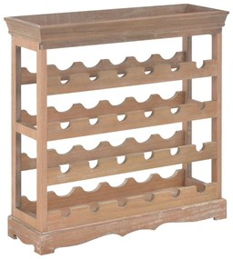 vidaXL Garrafeira castanho 70x22,5x70,5 cm MDF