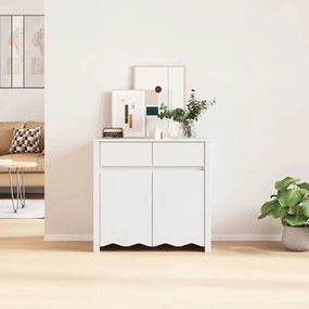 Buffet vidaXL "DRAMMEN" Branco 79x43x75,5 cm Madeira Sólida de Pinheir