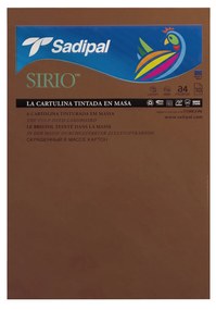 Folha Cartolina Sadipal A4 Castanho 21X29.7cm Pack 10