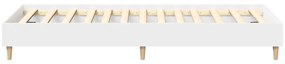 Estrutura cama s/ colchão 75x190 cm derivados de madeira branco