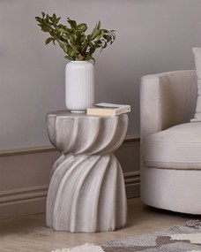 Mesa de apoio cinzenta ALGUA Beliani