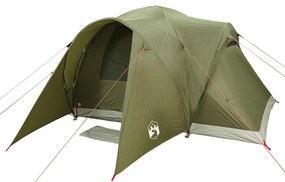 Tenda familiar em cúpula p/ 6pessoas impermeável verde azeitona