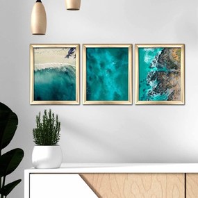 **** Pintura Decorativa em MDF com Moldura 3Act-004 – Multicolor – 23,