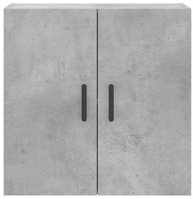Armário parede 60x31x60cm derivados de madeira cinzento cimento