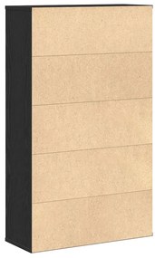Estante 60x24x101,5 cm derivados de madeira carvalho preto