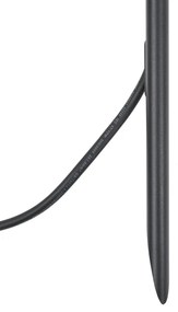 Foco de jardim preto 40cm incl. LED ajustável IP65 incl. cabo e ficha - Carl Moderno