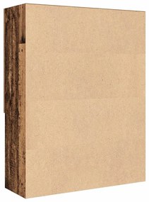 Armário sanita/máquina de lavar 70,5x25,5x90 cm madeira velha