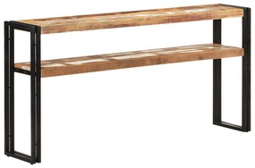 vidaXL Mesa consola 150x30x75 cm madeira recuperada maciça