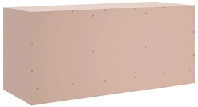 Móvel de TV 99x39x44 aço rosa