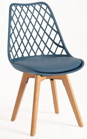 Pack 4 Cadeiras Mima - Azul Petróleo