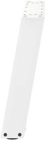Pés para mesa de centro em formato de U, 2 peças, branco, 60x (42-43)