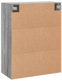 Móveis de parede 2 pcs derivados de madeira cinzento sonoma
