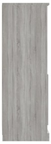 Aparador alto 36x35,5x103,5 cm derivados madeira cinza sonoma