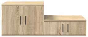 Armário de Armazenamento vidaXL Carvalho Sonoma 108x41x40 cm Feito de