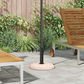 vidaXL Base para Parasol para postes de 37/42/52/58mm Concreto Amarelo 20 kg