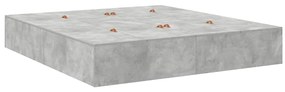 Estrado de Cama Cinza Concreto 180x200 cm