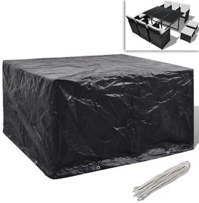 vidaXL Capa para mobiliário de jardim com 8 ilhós 172x113x73 cm
