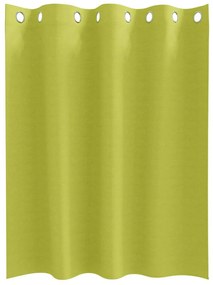 Cortinas com cortinas 2 pcs Verde maçã 140 x 140 cm Poliéster