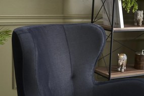 Cadeira Wing Karina – Antracite – 73x87x80 cm