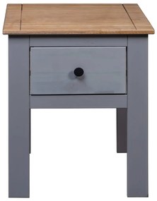 Mesa de cabeceira 46x40x57 cm pinho Panama cinzento