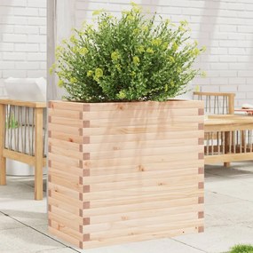vidaXL Vaso/floreira de jardim 70x40x68,5 cm madeira de pinho maciça