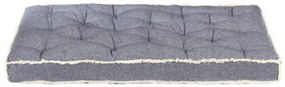 Almofadão para sofá de paletes 120x80x10 cm azul