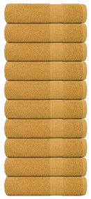 Toalhas de banho 10 pcs 70x140 cm 360 gsm 100% algodão ouro