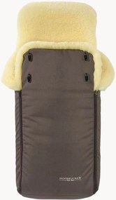 Saco-cama em pele de cordeiro para carrinho de bebé Luxus