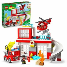 Playset Lego 10970 Duplo Fire Station And Helicopter (117 Peças)