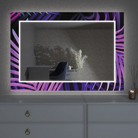 Espelho LED com decoração D18