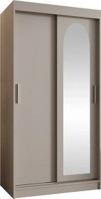 Roupeiro Hartford 505, Caxemira, 200x100x62cm, 99 kg, Portas para roupeiro: Deslizante, Número de prateleiras: 3, Número de prateleiras: 3