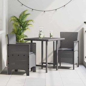 vidaXL Cadeiras de Jardim com Almofadas 2 pcs Cinza Claro Polirattan