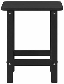 Mesa Lateral Adirondack Preto 38x38x45 cm HDPE
