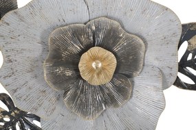 PAINEL DE PAREDE DE FERRO 3D EDY -B- CM 74,9X7X47,6 MULTICOLOR